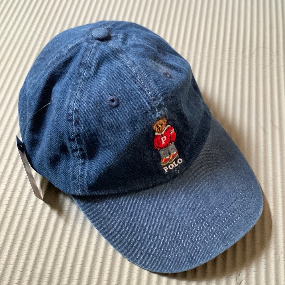 Ralph Lauren Blue Denim Hat Classic Style - Picture 3 of 4